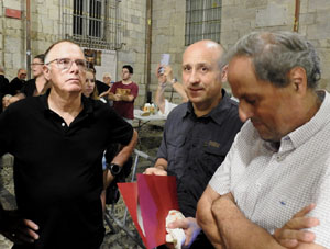 Diada Nacional 2023. XVI Marxa de Torxes de Girona pels carrers del Barri Vell de Girona