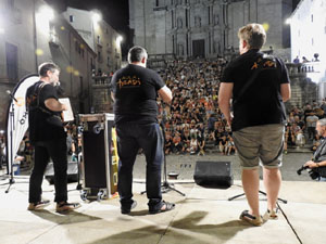 Diada Nacional 2023. XVI Marxa de Torxes de Girona pels carrers del Barri Vell de Girona