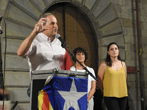 Diada Nacional 2023. XVI Marxa de Torxes de Girona pels carrers del Barri Vell de Girona