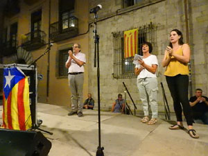 Diada Nacional 2023. XVI Marxa de Torxes de Girona pels carrers del Barri Vell de Girona