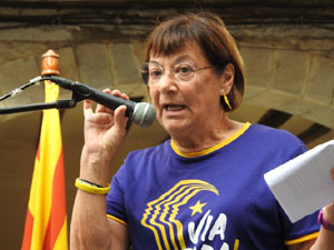 Diada Nacional 2023. Concentració a la plaça del Vi