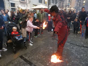 Festes de Primavera de Girona 2023. Despertada del petit Drac Major