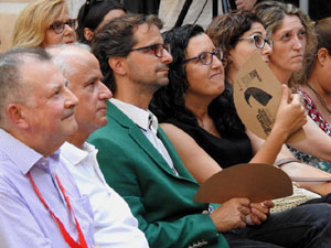 Festival Fitag 2023. Inauguració al pati de la Casa de Cultura de Girona