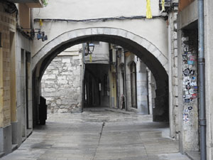 El carrer de les Peixateries Velles