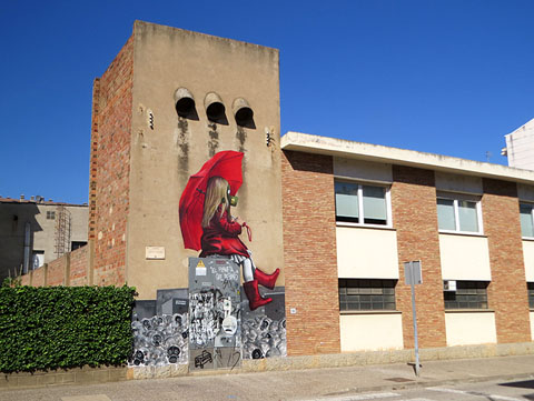 Mural a Santa Eugènia de Ter