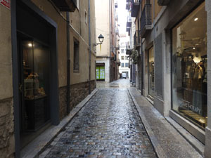 El carrer de les Peixateries Velles