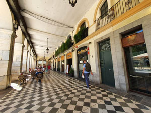 La plaça de la Independència o de Sant Agustí