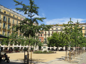 La plaça de la Independència o de Sant Agustí