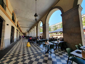 La plaça de la Independència o de Sant Agustí