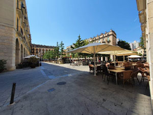 La plaça de la Independència o de Sant Agustí