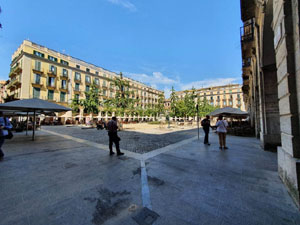 La plaça de la Independència o de Sant Agustí