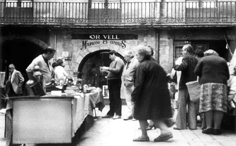La plaça de les Castanyes. 1979