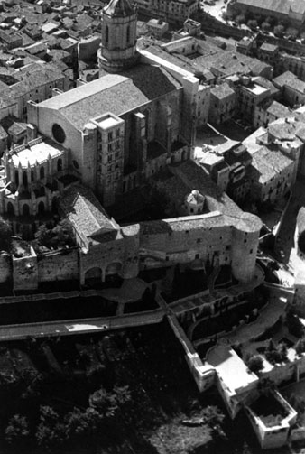 Vista aèria del Passeig Arqueològic. 1966