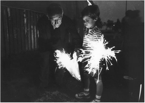 Revetlla de Sant Joan a Girona. 1983