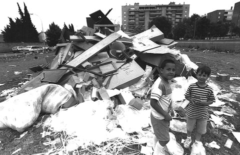 Revetlla de Sant Joan a Girona. 1993