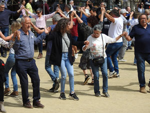 Sant Jordi 2023. Audici&oacute; de sardanes amb la Cobla Bisbal Jove