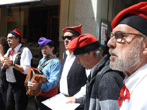 Setmana Santa 2023 a Girona.  Cantada de Caramelles