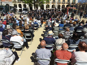 Setmana Santa 2023 a Girona.  Concert per la banda La Lira