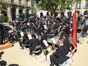 Setmana Santa 2023 a Girona.  Concert per la banda La Lira