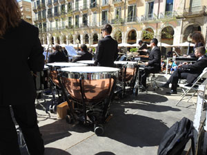 Setmana Santa 2023 a Girona.  Concert per la banda La Lira