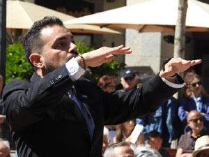 Setmana Santa 2023 a Girona.  Concert per la banda La Lira