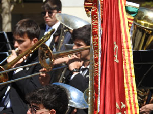 Setmana Santa 2023 a Girona.  Concert per la banda La Lira