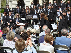 Setmana Santa 2023 a Girona.  Concert per la banda La Lira