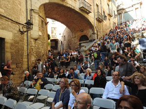Festival Strenes 2023. Concert de Le Nais a la pujada de Sant Domènec