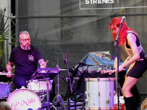 Festival Strenes 2023. Concert de Le Nais a la pujada de Sant Domènec