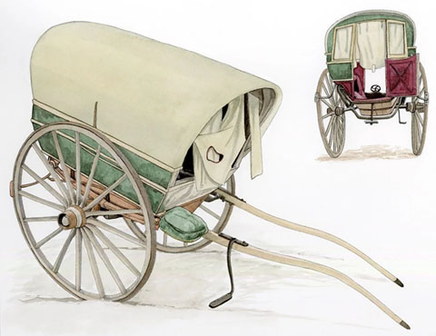 Tartana. Dibuix de Carles Puche, gentilesa de l'autor