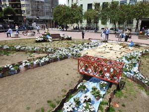 Temps de Flors 2023. Plaça Miquel Santaló
