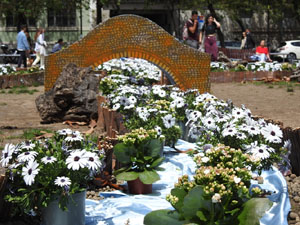 Temps de Flors 2023. Plaça Miquel Santaló