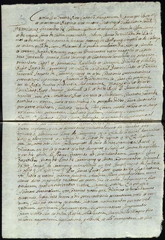 El lloctinent Francisco Fernández de Córdoba-Cardona, duc de Sessa i de Baena i marquès de Tábara, a Ponç de Caramany, habitant de la Bisbal, i al procurador general de Josep de Caramany. Atesa la súplica del síndic de la ciutat de Girona en la causa pendent entre la dita ciutat i els esmentats germans Caramany, els mana que en el termini de deu dies es presentin a la Reial Audiència. 1671