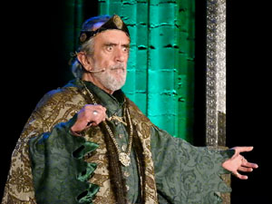 SRepresentaci&oacute; de la Consueta de Sant Jordi cavaller a la nau g&ograve;tica de la Catedral