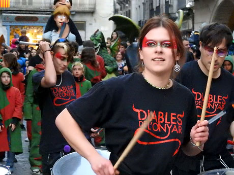 Festes de Primavera de Girona 2024. Despertada del petit Drac Major