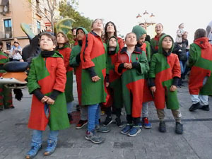 Festes de Primavera de Girona 2024. Despertada del petit Drac Major a la Rambla de la Llibertat