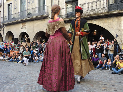 Els gegants petits del Pi, en Josep Oriol i l'Eul&agrave;lia