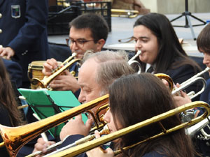 Fires de Sant Narcís 2023. Concert de Girona Banda Band i la mallorquina Filharmònica Porrerenca