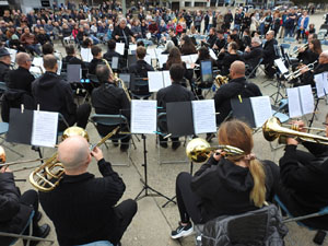 Fires de Sant Narcís 2023. Concert de Girona Banda Band i la mallorquina Filharmònica Porrerenca