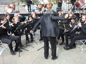 Fires de Sant Narcís 2023. Concert de Girona Banda Band i la mallorquina Filharmònica Porrerenca