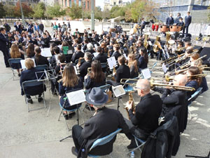 Fires de Sant Narcís 2023. Concert de Girona Banda Band i la mallorquina Filharmònica Porrerenca