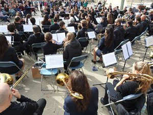 Fires de Sant Narcís 2023. Concert de Girona Banda Band i la mallorquina Filharmònica Porrerenca