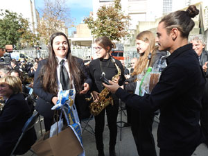 Fires de Sant Narcís 2023. Concert de Girona Banda Band i la mallorquina Filharmònica Porrerenca