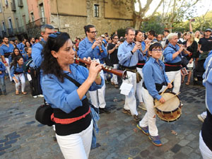 Fires de Sant Narc&iacute;s 2023. Els Castells de Vig&iacute;lia amb els Marrecs de Salt, Colla Castellera de Madrid  i la Colla Castellera Esperxats de l'Estany