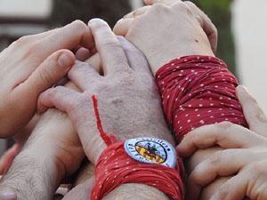 Fires de Sant Narc&iacute;s 2023. Els Castells de Vig&iacute;lia amb els Marrecs de Salt, Colla Castellera de Madrid  i la Colla Castellera Esperxats de l'Estany