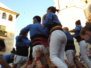 Fires de Sant Narc&iacute;s 2023. Els Castells de Vig&iacute;lia amb els Marrecs de Salt, Colla Castellera de Madrid  i la Colla Castellera Esperxats de l'Estany