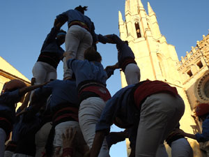 Fires de Sant Narc&iacute;s 2023. Els Castells de Vig&iacute;lia amb els Marrecs de Salt, Colla Castellera de Madrid  i la Colla Castellera Esperxats de l'Estany