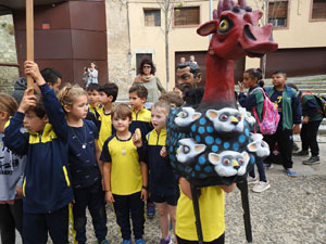 Fires de Sant Narc&iacute;s 2023. Cercavila de gegantons amb la Girona Marxing Band