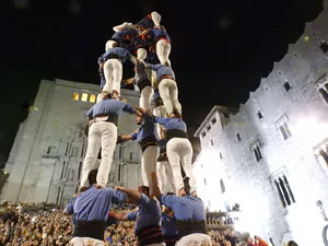 Fires de Sant Narcís 2023. Pilar a les escales de la Catedral