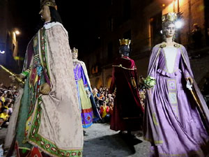 Ball de l'àliga, capgrossos i gegants
